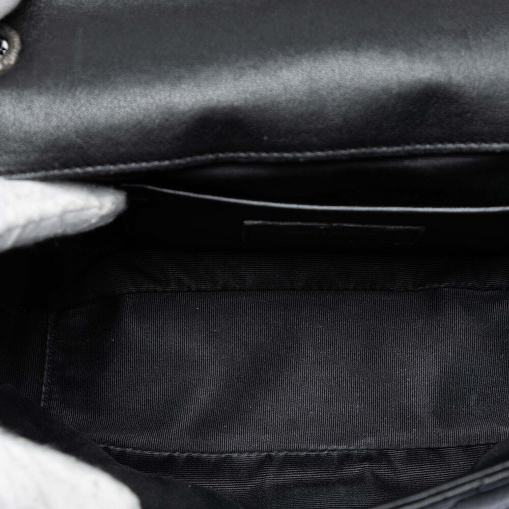 Pre-Loved Saint Laurent Medium Sheepskin Triquilt Monogram College Bag - Picture 4 of 7